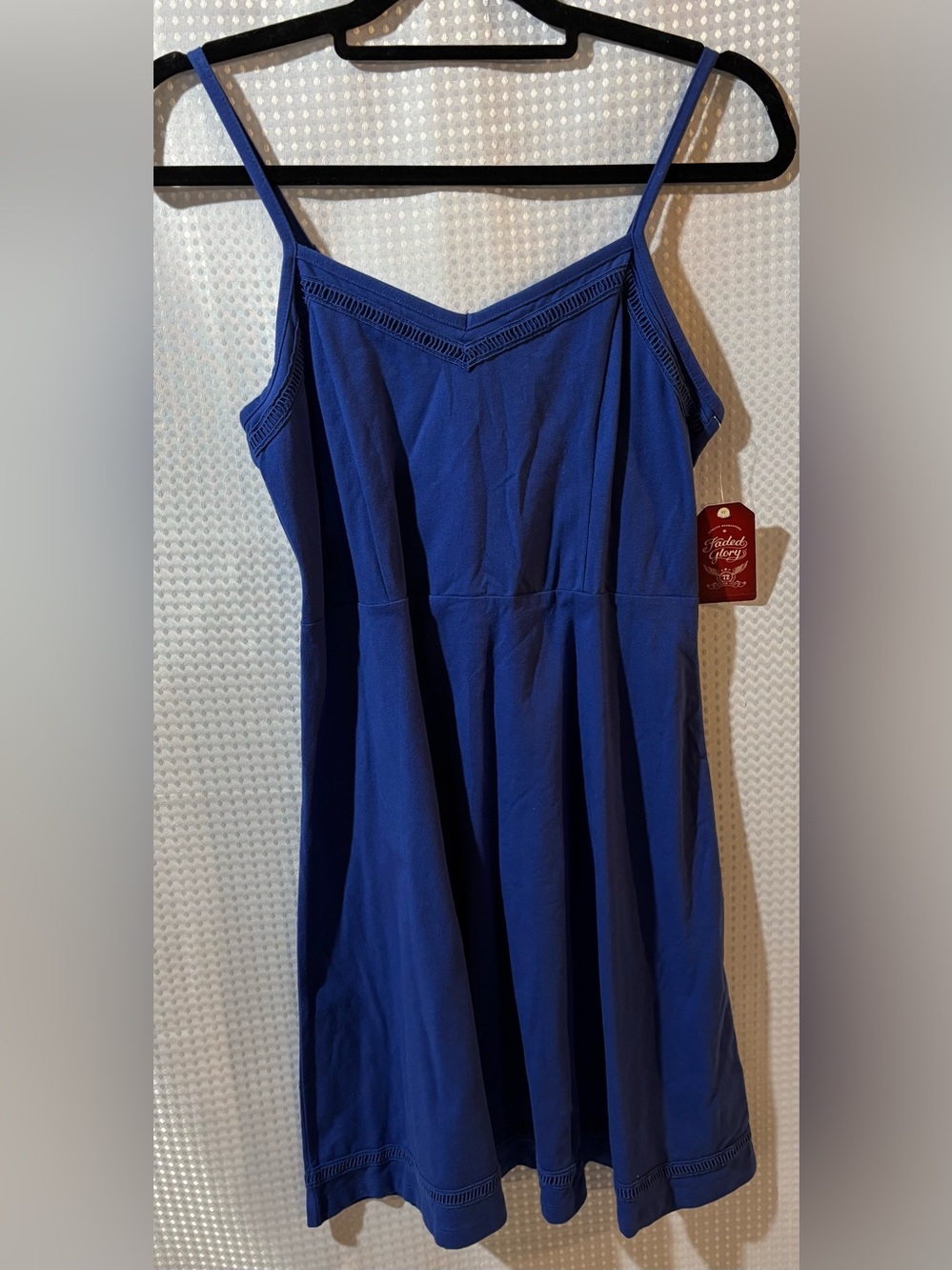 NWT Faded Glory S (4-6) Blue Sleeveless Sundress